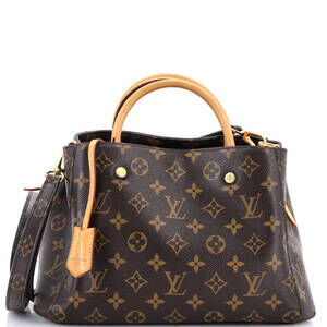 Louis Vuitton BB Montaigne Handbag Monogram Canvas